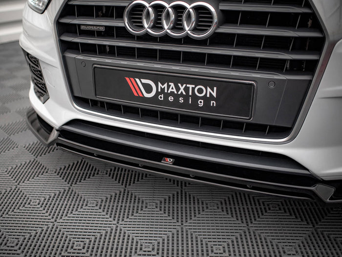 Audi Q3 8U Facelift (2014-2018) Front Splitter V.2 - Maxton Design