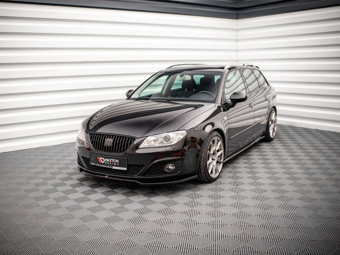 Seat EXEO (2008-2013) Front Splitter V.2 - Maxton Design