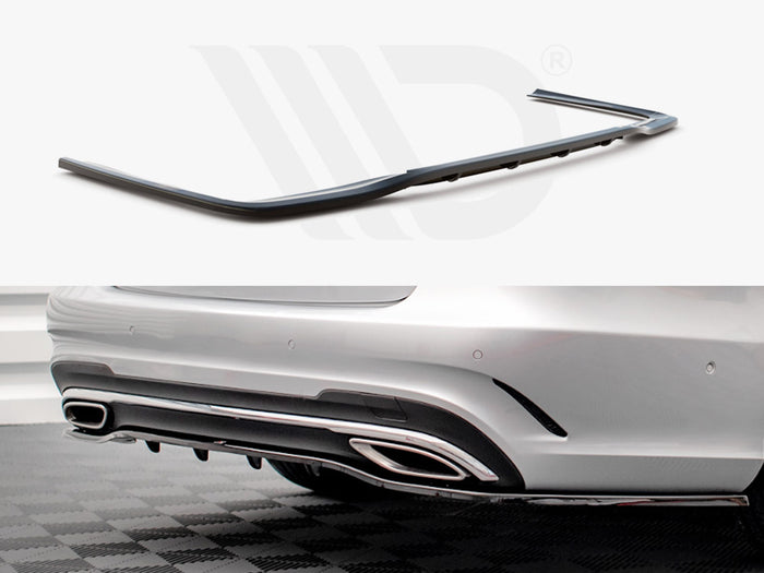 Mercedes E Amg-Line Sedan W212 Facelift (2012-2016) Central Rear Splitter - Maxton Design