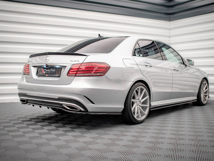 Mercedes E Amg-Line Sedan W212 Facelift (2012-2016) Central Rear Splitter - Maxton Design