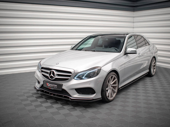 Mercedes E Amg-Line Sedan W212 Facelift (2012-2016) Front Splitter V.2 - Maxton Design