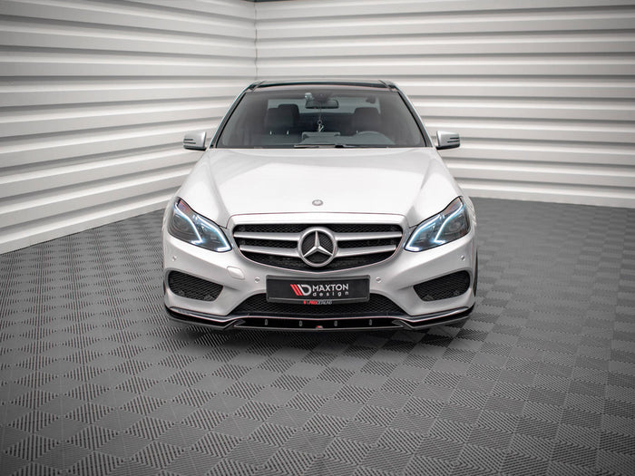 Mercedes E Amg-Line Sedan W212 Facelift (2012-2016) Front Splitter V.2 - Maxton Design