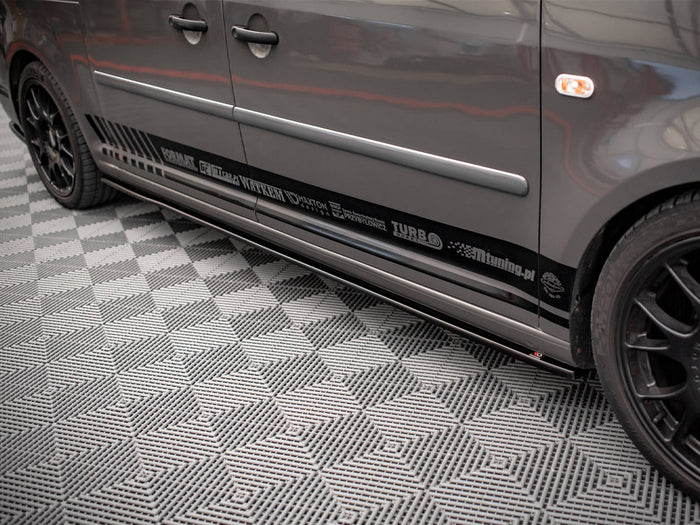VW Caddy Long MK3 Facelift (2010-2015) Side Skirts Diffusers - Maxton Design