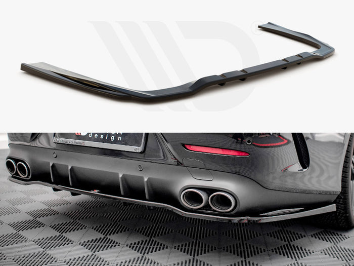 Mercedes-amg CLS 53 C257 (2018-2021) Central Rear Splitter - Maxton Design