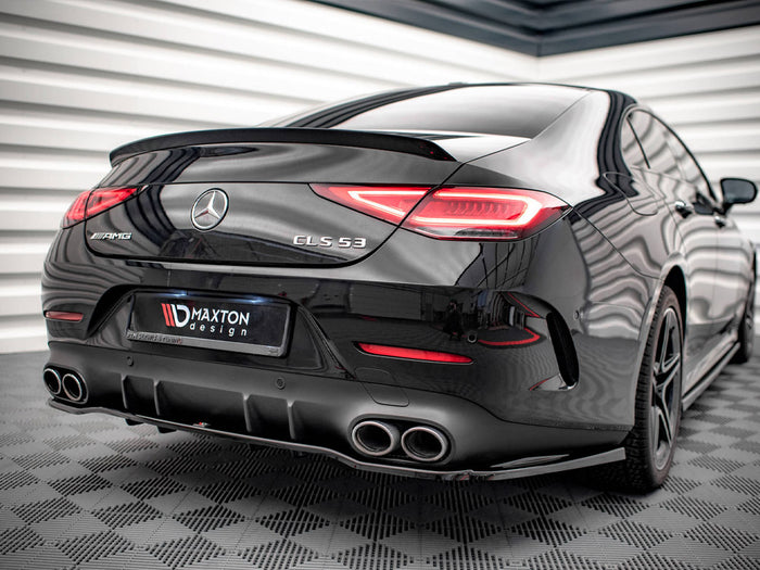 Mercedes-amg CLS 53 C257 (2018-2021) Central Rear Splitter - Maxton Design