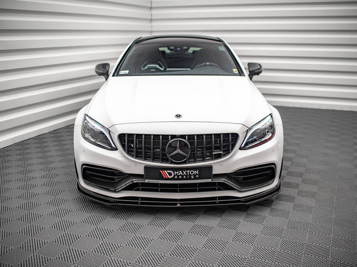 Mercedes-amg C63 Coupe C205 Facelift (2018-2021) Front Splitter V.1 - Maxton Design