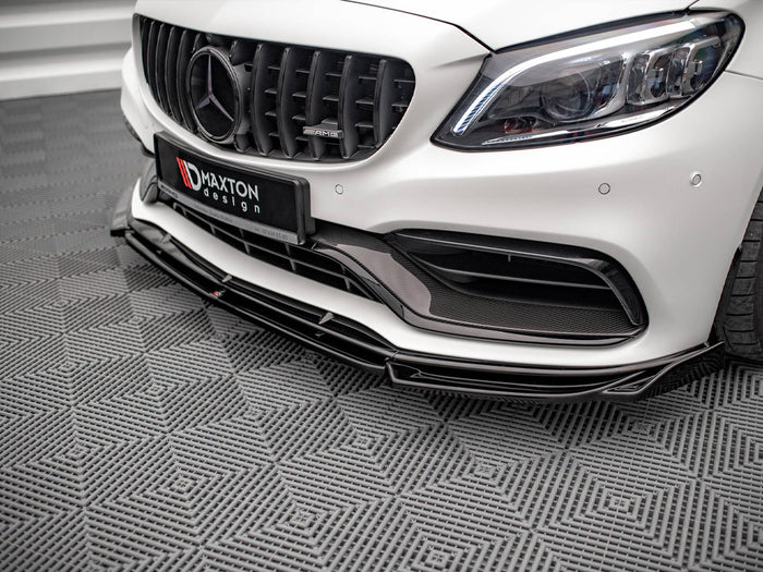 Mercedes-amg C63 Coupe C205 Facelift (2018-2021) Front Splitter V.2 - Maxton Design