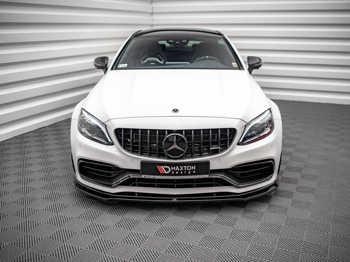 Mercedes-amg C63 Coupe C205 Facelift (2018-2021) Front Splitter V.3 - Maxton Design