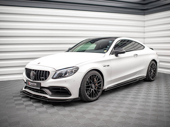 Mercedes-amg C 63AMG Coupe C205 Facelift (2018-2021) Side Skirts Diffusers V.2 - Maxton Design