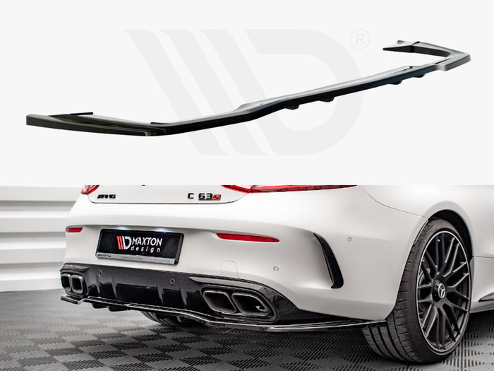 Mercedes-amg C 63AMG Coupe C205 Facelift (2018-2021) Central Rear Splitter - Maxton Design
