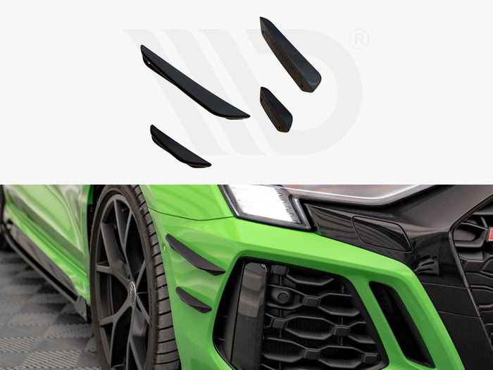 Audi RS3 8Y (2020-) Front Bumper Wings - Maxton Design