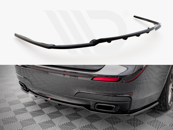 BMW 7 M-pack F01 (2008-2013) Central Rear Splitter - Maxton Design