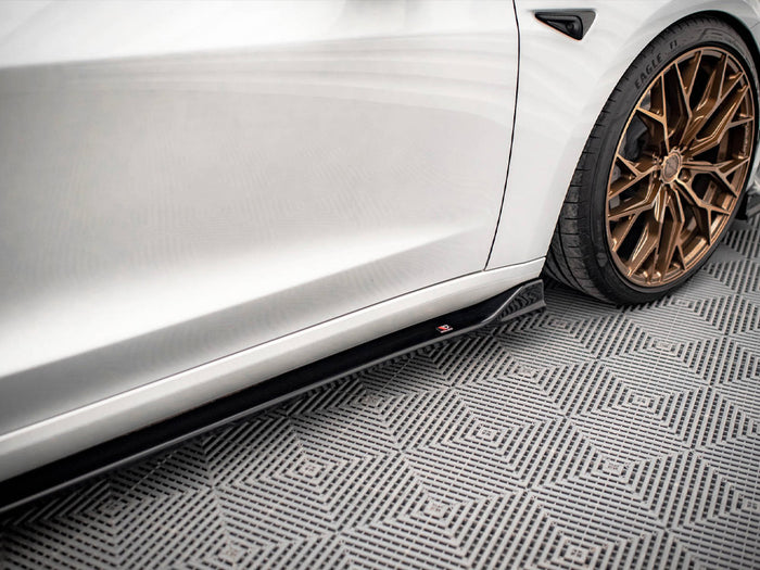 Tesla Model 3 (2017-) Side Skirts Diffusers V.2 - Maxton Design