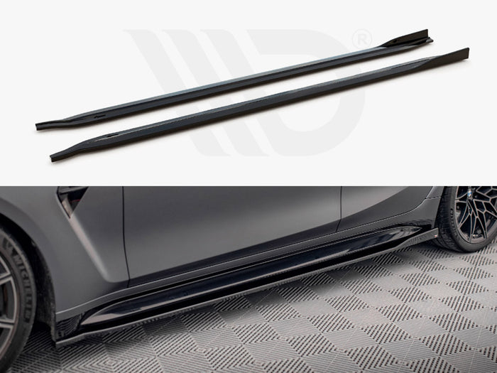 BMW M3 G80 (2021-) Side Skirts Diffusers V.2 - Maxton Design