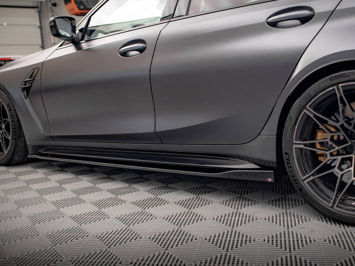 BMW M3 G80 (2021-) Side Skirts Diffusers V.2 - Maxton Design