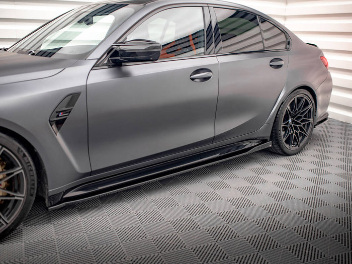 BMW M3 G80 (2021-) Side Skirts Diffusers V.2 - Maxton Design
