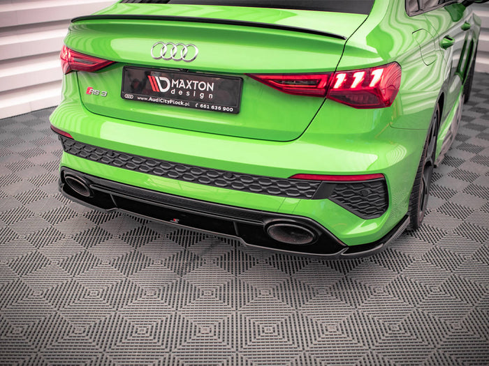 Audi RS3 Sedan 8Y (2020-) Central Rear Splitter - Maxton Design