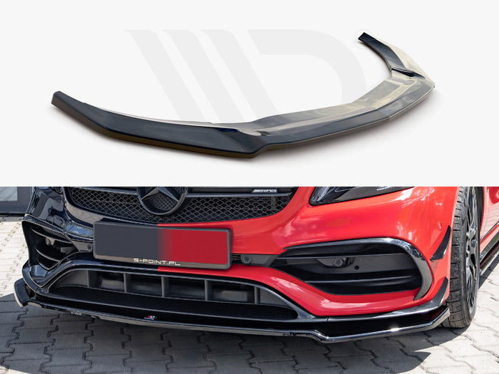 Mercedes A45 AERO W176 Facelift (2015-2018) Front Splitter V.2 - Maxton Design