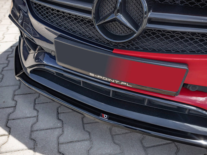 Mercedes A45 AERO W176 Facelift (2015-2018) Front Splitter V.2 - Maxton Design