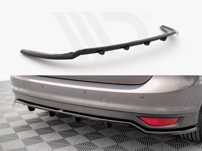 Ford C-max MK2 (2010-2014) Central Rear Splitter - Maxton Design