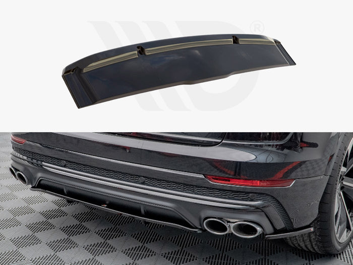 Audi SQ8 MK1 (2020-) Central Rear Splitter - Maxton Design