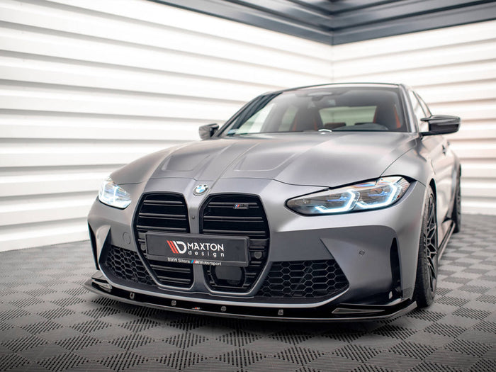 BMW M4 G82 / M3 G80 (2021-) Front Splitter V.1 - Maxton Design