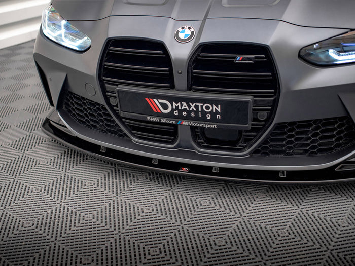 BMW M4 G82 / M3 G80 (2021-) Front Splitter V.1 - Maxton Design