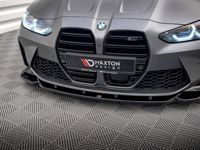 BMW M4 G82 / M3 G80 (2021-) Front Splitter V.2 - Maxton Design