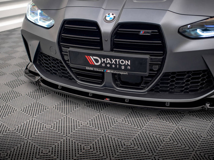 BMW M4 G82 / M3 G80 (2021-) Front Splitter V.3 - Maxton Design