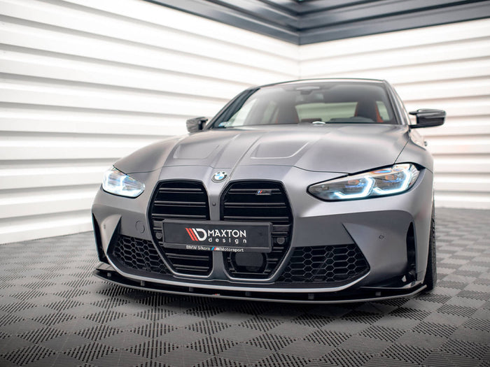 BMW M4 G82 / M3 G80 (2021-) Street PRO Front Splitter - Maxton Design