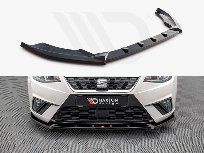 Seat Ibiza MK5 (2017-2021) Front Splitter V.1 - Maxton Design