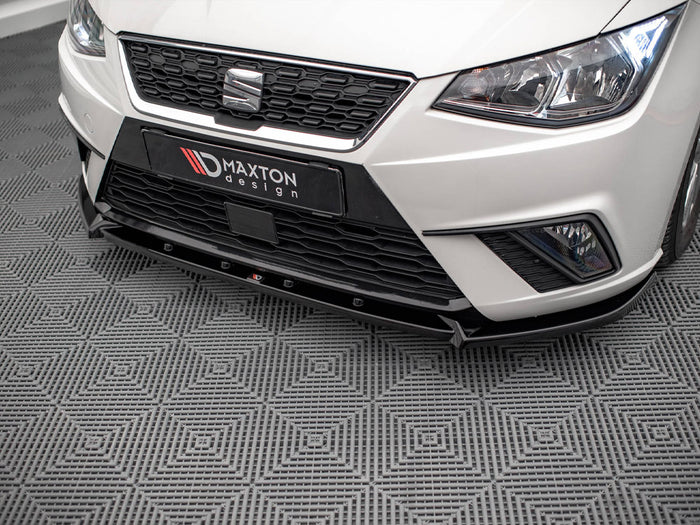Seat Ibiza MK5 (2017-2021) Front Splitter V.1 - Maxton Design