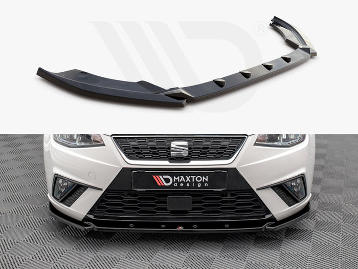 Seat Ibiza MK5 (2017-2021) Front Splitter V.2 - Maxton Design