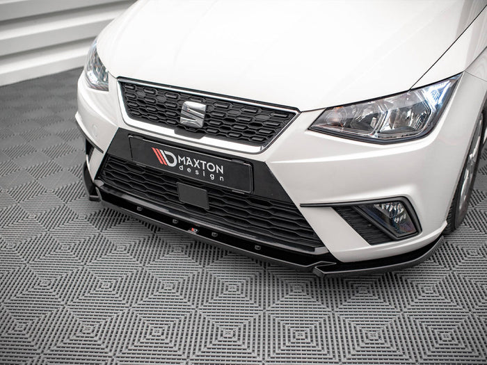 Seat Ibiza MK5 (2017-2021) Front Splitter V.2 - Maxton Design