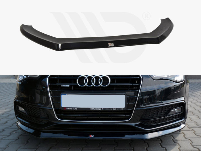 Audi S5 / A5 S-line 8T Facelift (2011-2016) Front Splitter V.1 - Maxton Design
