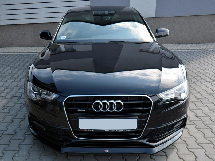 Audi S5 / A5 S-line 8T Facelift (2011-2016) Front Splitter V.1 - Maxton Design