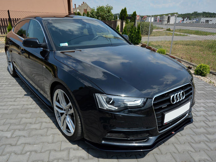 Audi S5 / A5 S-line 8T Facelift (2011-2016) Front Splitter V.2 - Maxton Design
