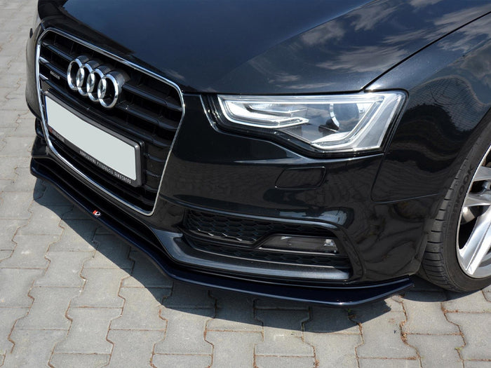 Audi S5 / A5 S-line 8T Facelift (2011-2016) Front Splitter V.2 - Maxton Design