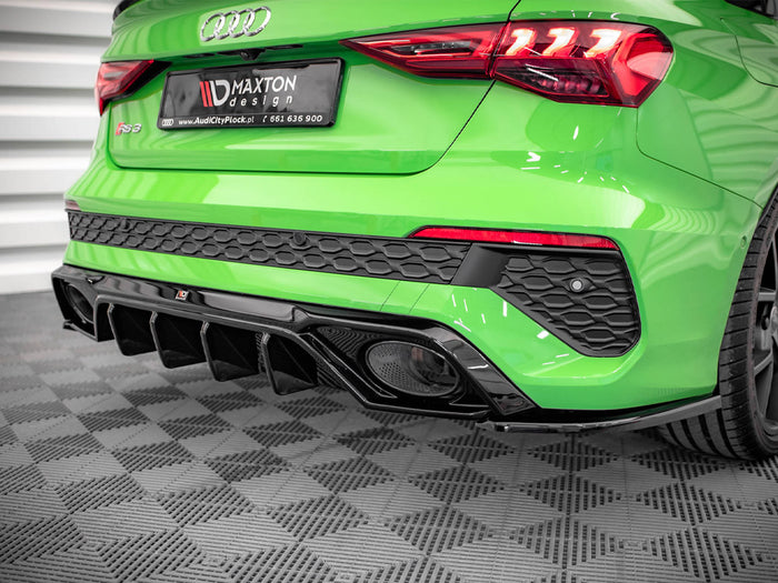 Audi RS3 Sedan 8Y (2020-) Rear Side Splitters - Maxton Design