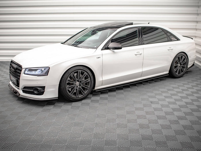 Audi S8 D4 FL (2015-2017) Front Splitter V.2 - Maxton Design