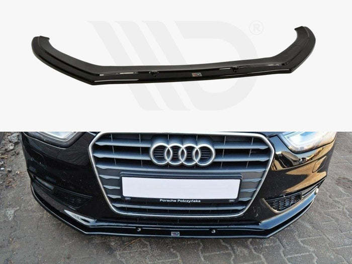 Audi A4 B8 Facelift Front Splitter V.1 - Maxton Design