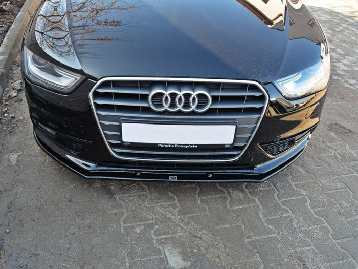 Audi A4 B8 Facelift Front Splitter V.1 - Maxton Design