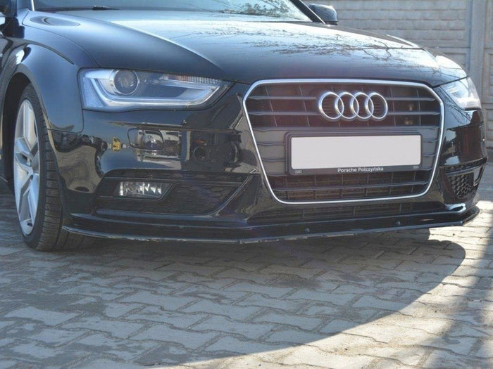 Audi A4 B8 Facelift Front Splitter V.1 - Maxton Design