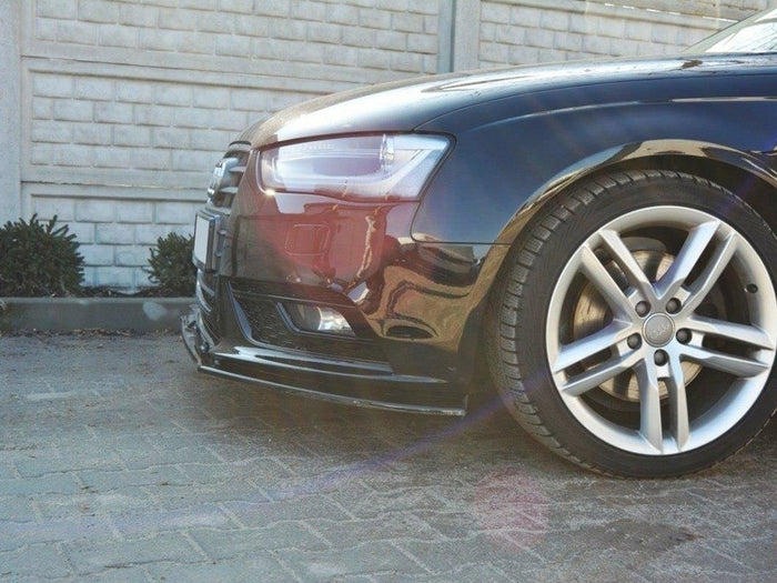Audi A4 B8 Facelift Front Splitter V.1 - Maxton Design