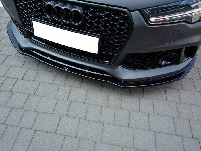 Audi RS7 C7 Facelift (2014-2017) Front Splitter V.1 - Maxton Design