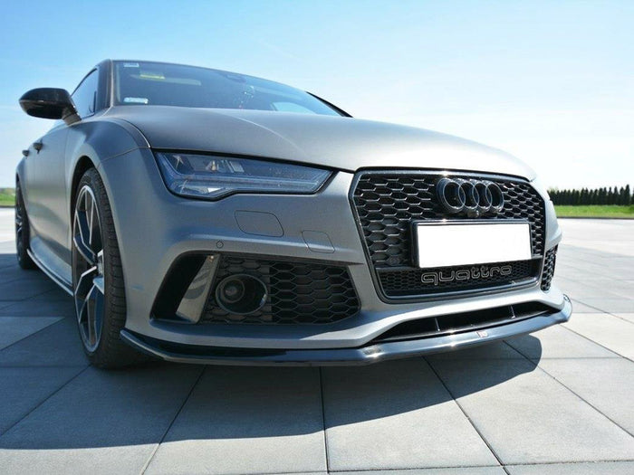 Audi RS7 C7 Facelift (2014-2017) Front Splitter V.2 - Maxton Design