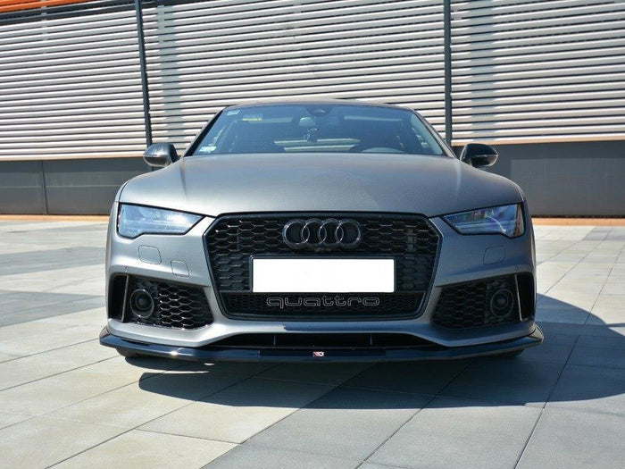 Audi RS7 C7 Facelift (2014-2017) Front Splitter V.2 - Maxton Design