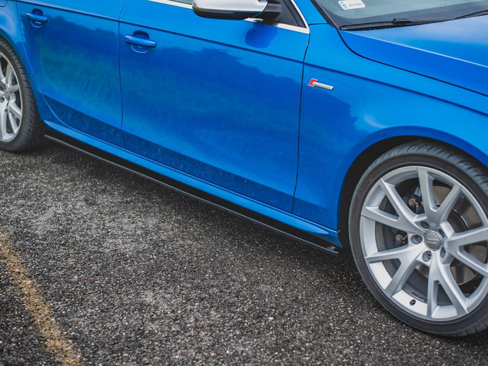 Audi S4 / A4 / A4 S-line B8 / B8 Facelift (2008-2015) Side Skirts Diffusers - Maxton Design