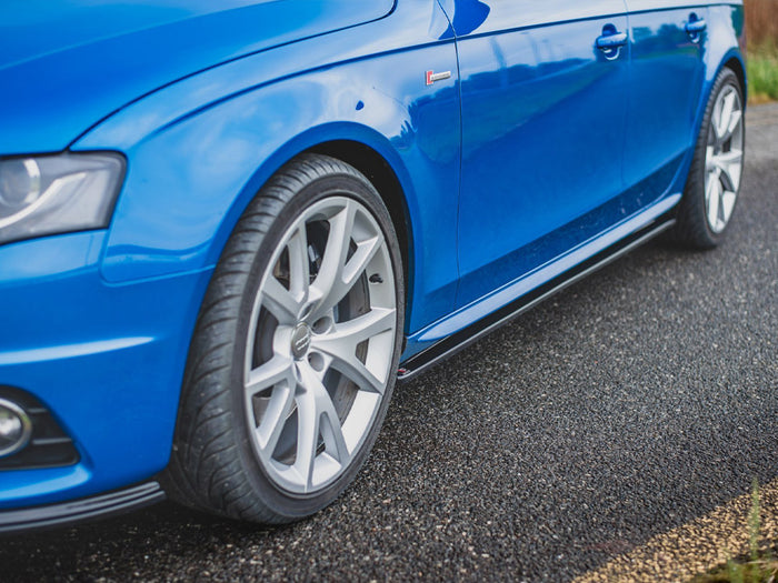 Audi S4 / A4 / A4 S-line B8 / B8 Facelift (2008-2015) Side Skirts Diffusers - Maxton Design