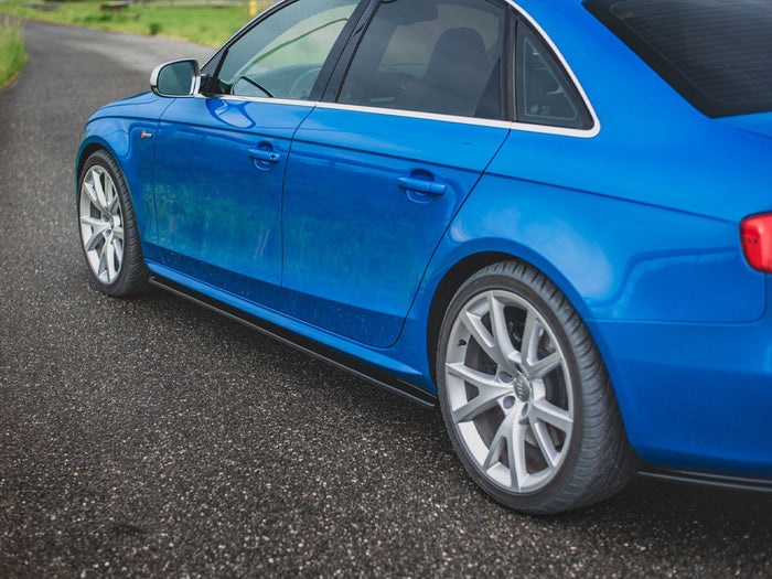 Audi S4 / A4 / A4 S-line B8 / B8 Facelift (2008-2015) Side Skirts Diffusers - Maxton Design